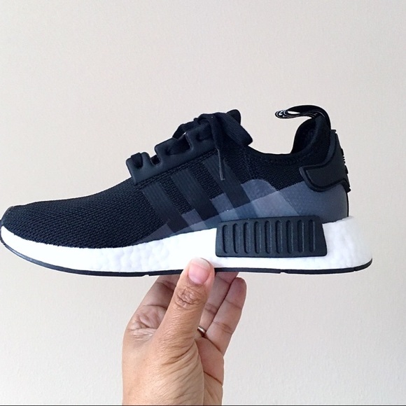 Adidas NMD R1 Black White - Picture 5 of 9